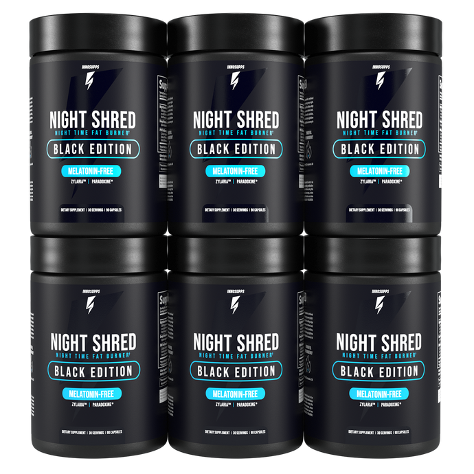 6 Bottles of Night Shred Black