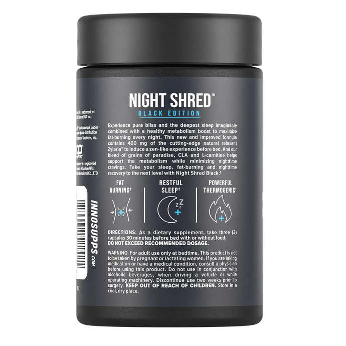 6 Bottles of Night Shred Black AU
